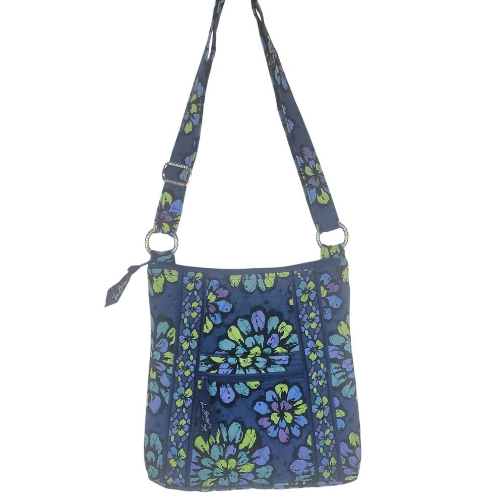 Vera Bradley Indigo Pop Hipster Cross Body Purse